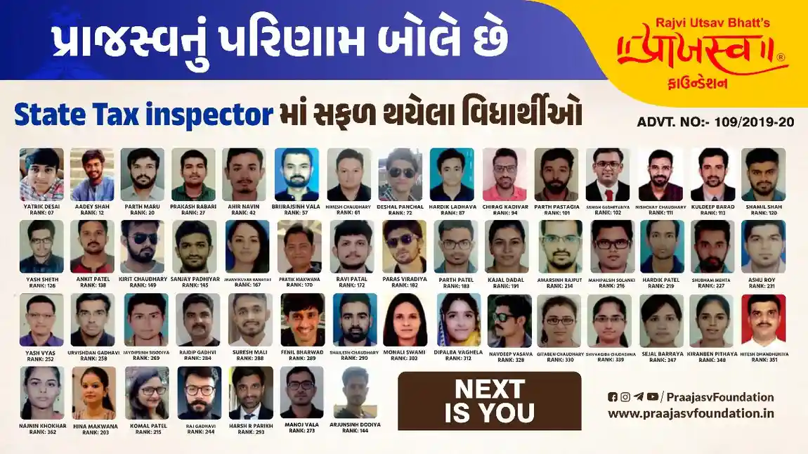 STI ADVT NO. 109/2019-20 RESULT